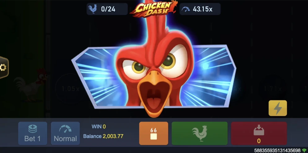 Chicken Dash gameplay
